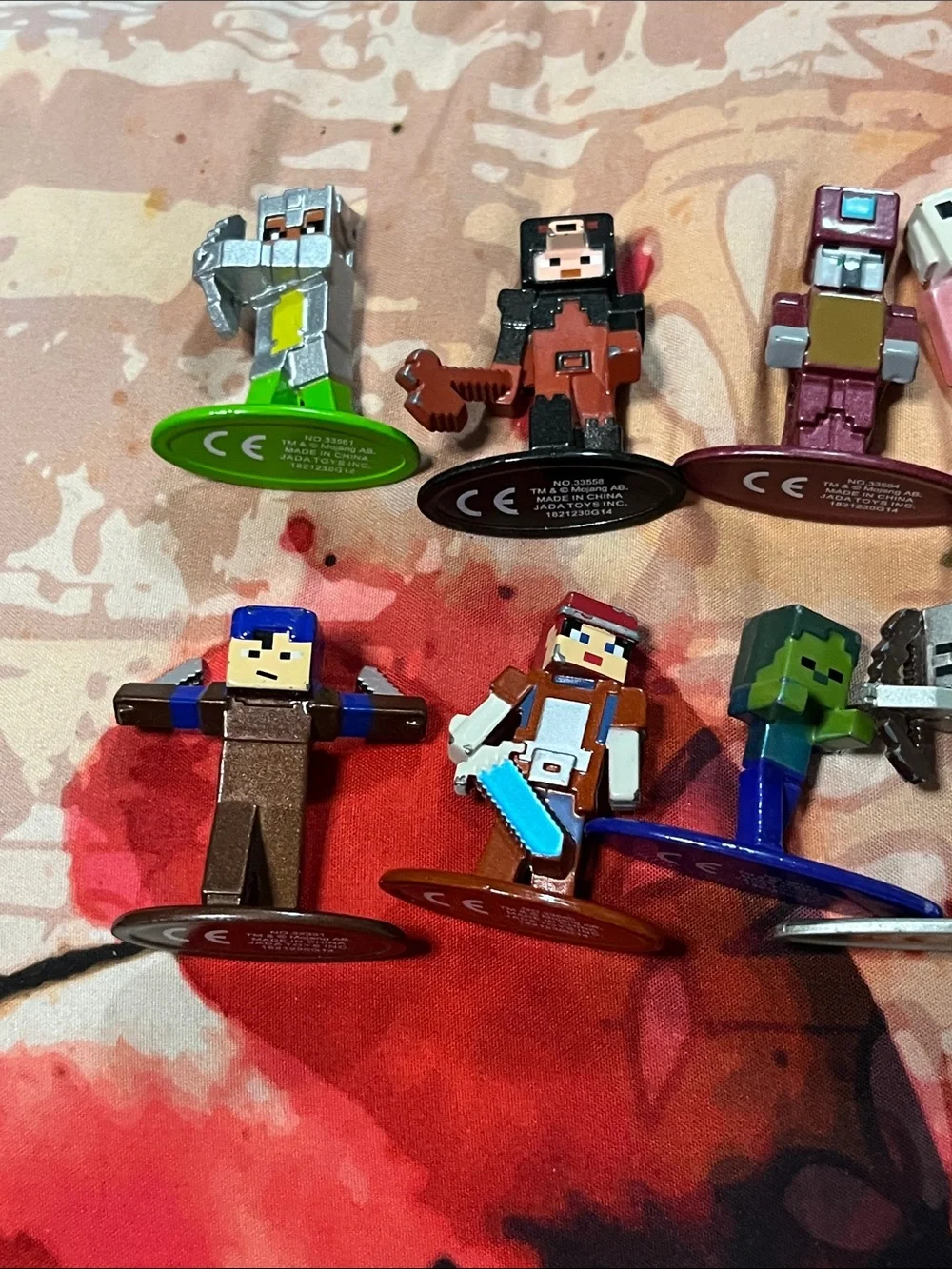 Minecraft-Inspired Kids Mini Figures Set - Assorted Colors